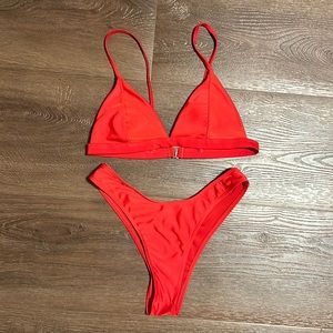 Red Swimsuit S Size